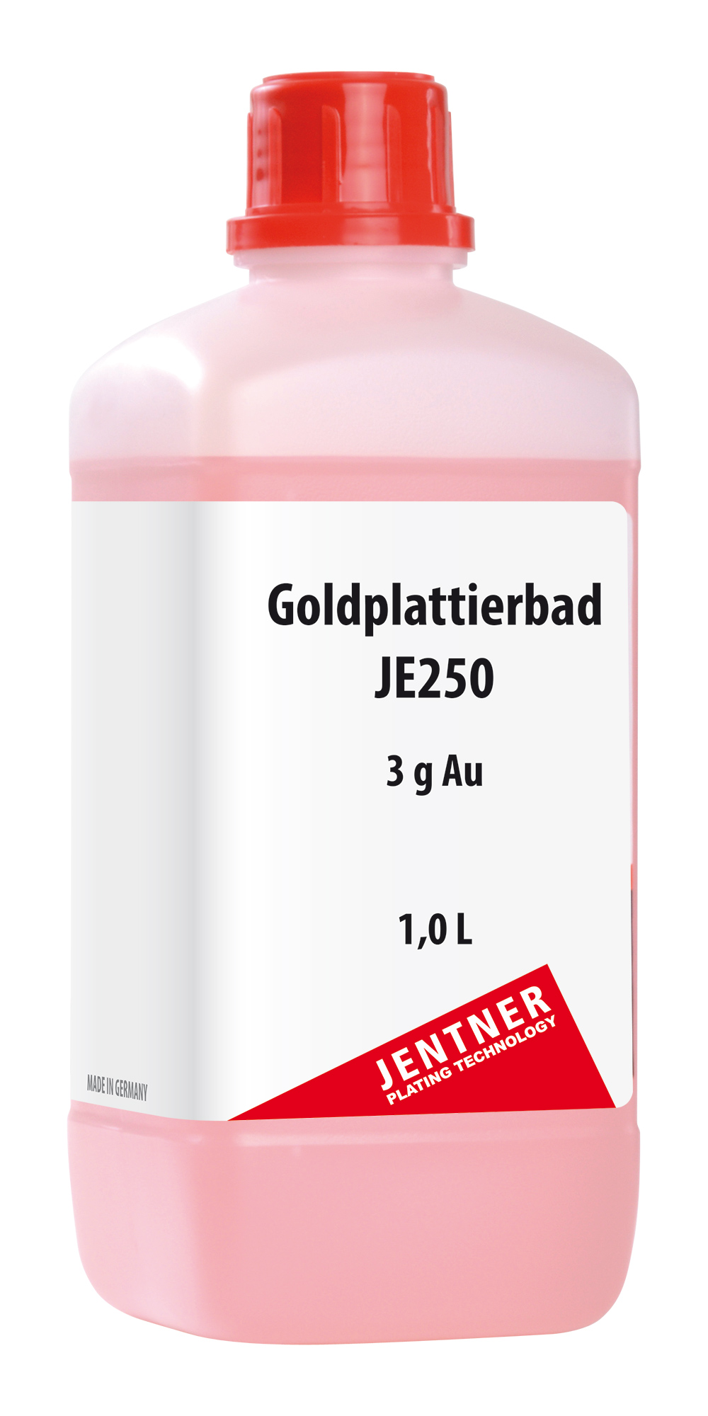 Gold Plating Bath JE250 - 3g Au/l (1 Liter)