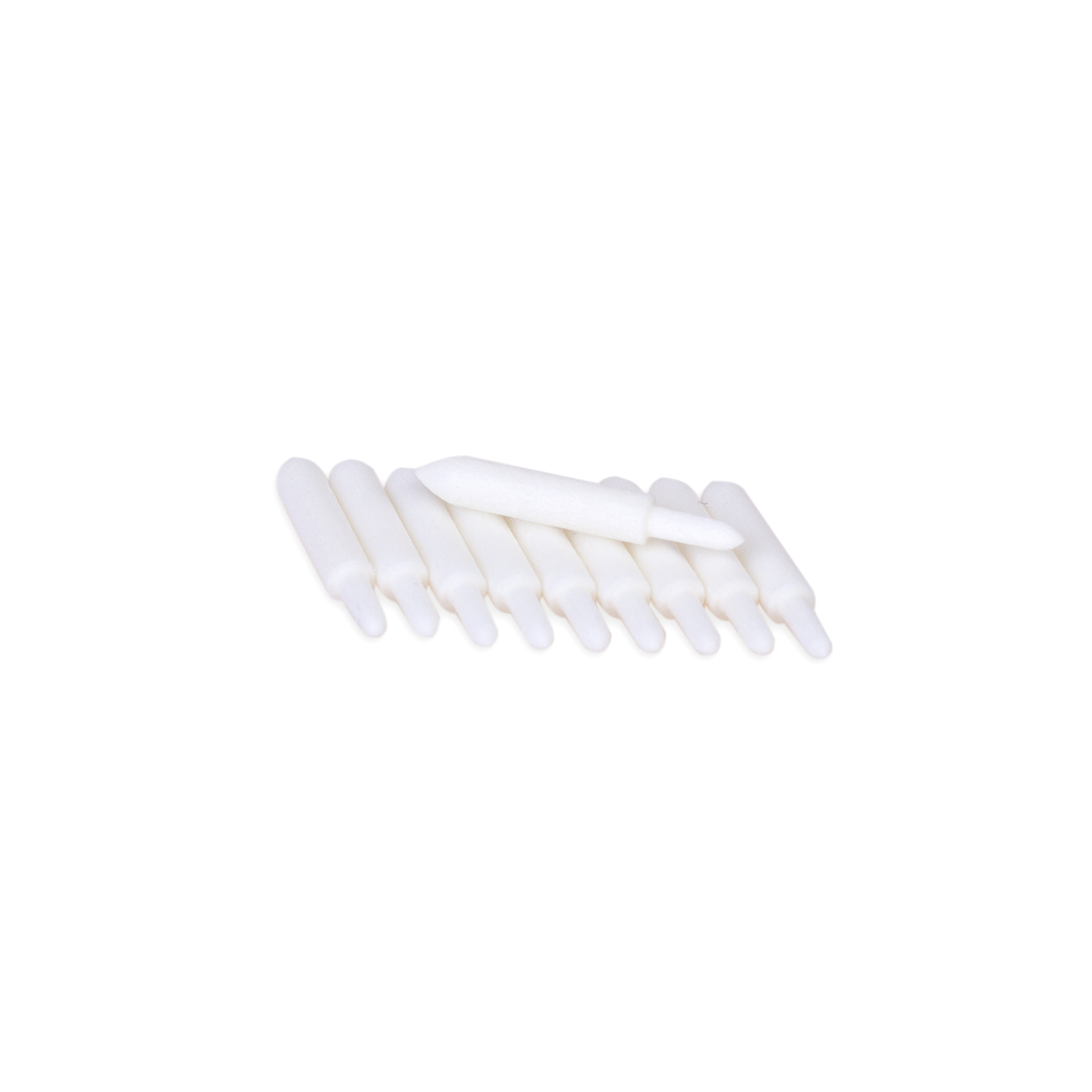 Felt tips for pen plating, thin, white (25 pieces)